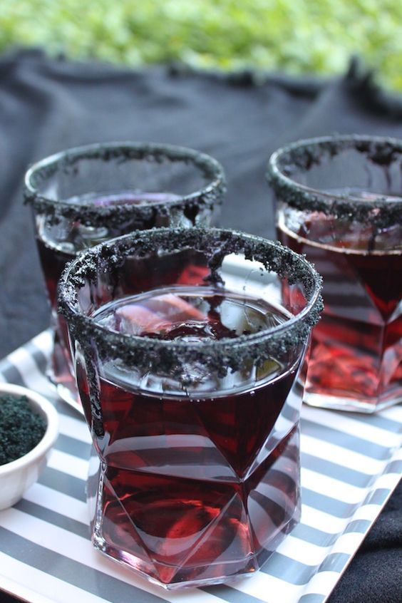 gothic new year party drinks